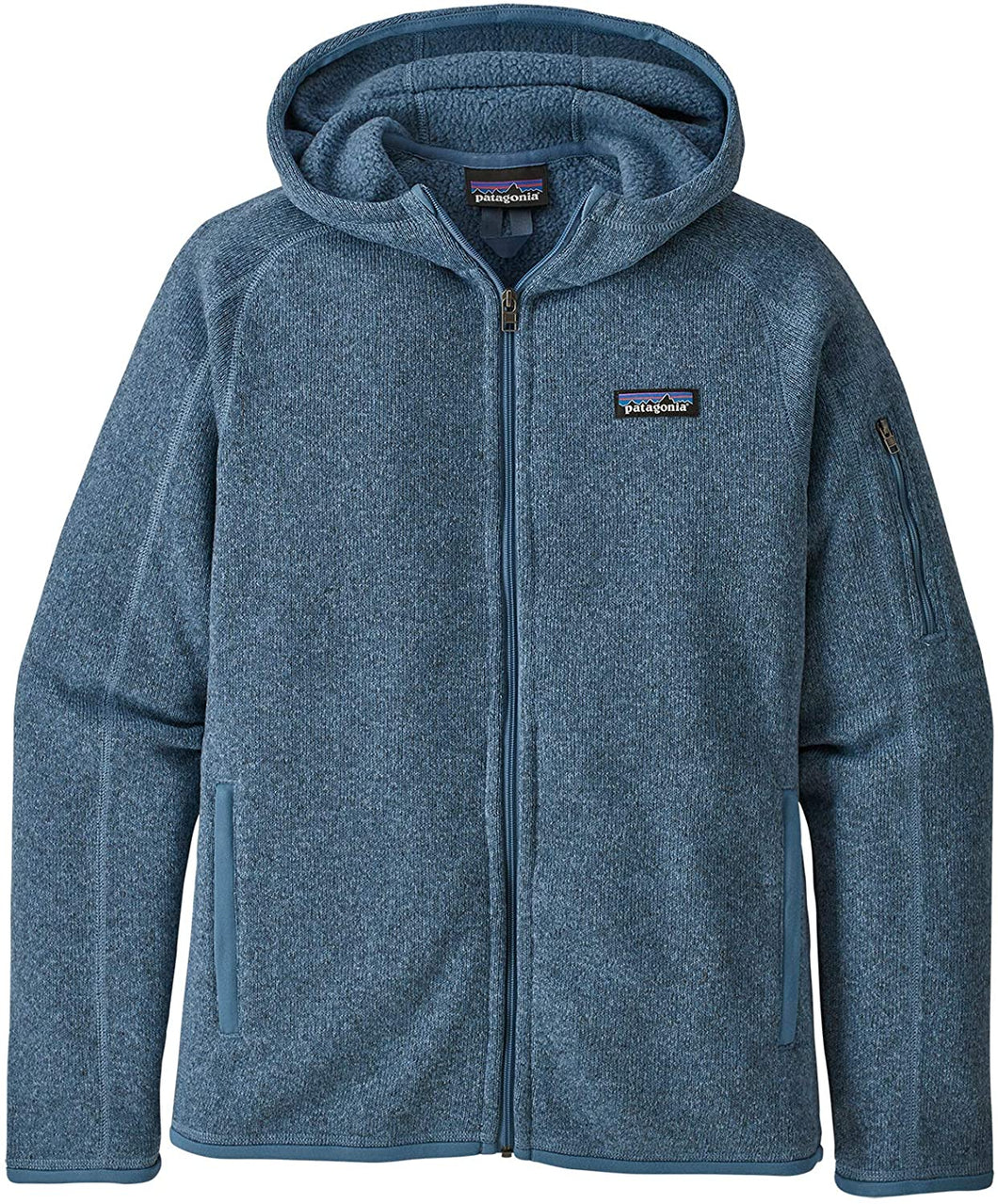 Patagonia Better Sweater Hooded Fleece Jacket Woolly Blue Fleece donna con cappuccio