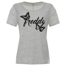 Carica l&#39;immagine nel visualizzatore di Gallery, Freddy COMPLETO T-SHIRT STAMPA GLITTER E PANTALONE LOOSE-FIT TINTO IN CAPO
