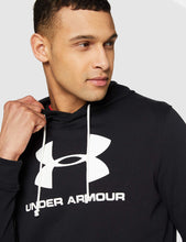 Carica l&#39;immagine nel visualizzatore di Gallery, Under Armour Sportstyle Terry Logo Hoodie Felpa con Cappuccio, Uomo

