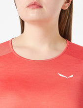 Carica l&#39;immagine nel visualizzatore di Gallery, SALEWA PUEZ Graphic 2 Dry W S/S Tee, Black out Melange, 40 IT/48 IT Donna
