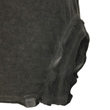 Carica l&#39;immagine nel visualizzatore di Gallery, FREDDY T-Shirt a Maniche Corte con Spacchi in Costina - Cool Dyed Black - Large

