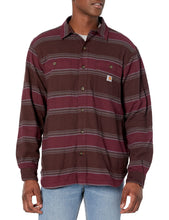 Carica l&#39;immagine nel visualizzatore di Gallery, Carhartt Robusta Flex Relaxed Fit Midweight Flanella Camicia Foderata in Pile Uomo
