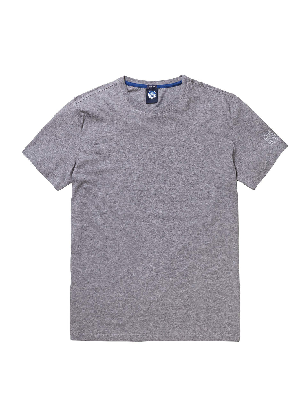 North Sails Maniche Sottile Girocollo Elasticizzato Jersey Uomo Con Corte - M