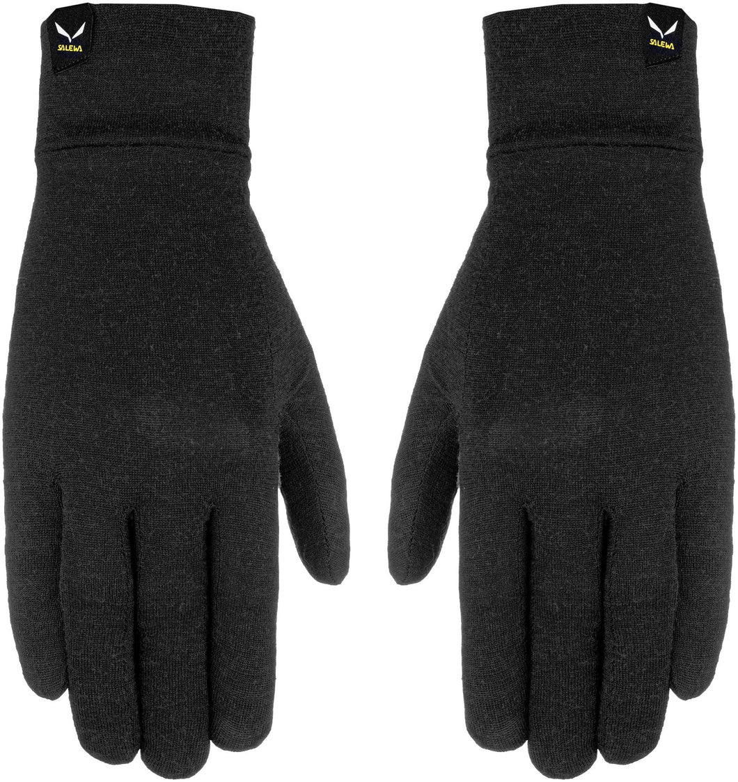 SALEWA Vetro Liner Gloves Guanti, Black-out, M Unisex-Adulto
