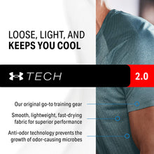 Carica l&#39;immagine nel visualizzatore di Gallery, Under Armour Tech Hybrid Print Fill Logo T-Shirt Manica Corta Bambini e Ragazzi
