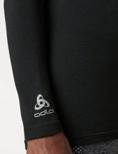 Carica l&#39;immagine nel visualizzatore di Gallery, Odlo Bl Top Crew Neck L/S Performance Warm - Black Concrete Grey Intimo - Donna Donna
