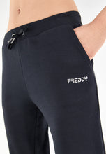 Carica l&#39;immagine nel visualizzatore di Gallery, FREDDY - Pantaloni Sportivi Elasticizzati con Fondo A Polsino

