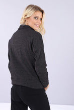 Carica l&#39;immagine nel visualizzatore di Gallery, FREDDY Felpa Comfort Stile Giacca con Soffietto e Coulisse al Collo
