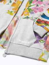 Carica l&#39;immagine nel visualizzatore di Gallery, Desigual Sweat Alaska Felpa con Cappuccio Bambina Print acquarello Floreale
