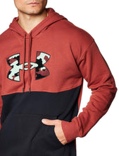 Carica l&#39;immagine nel visualizzatore di Gallery, Under Armour Felpa Rival Fleece Colorblock - Colore - Rosso, Misure - M
