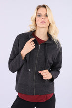Carica l&#39;immagine nel visualizzatore di Gallery, FREDDY Felpa Comfort Stile Giacca con Soffietto e Coulisse al Collo
