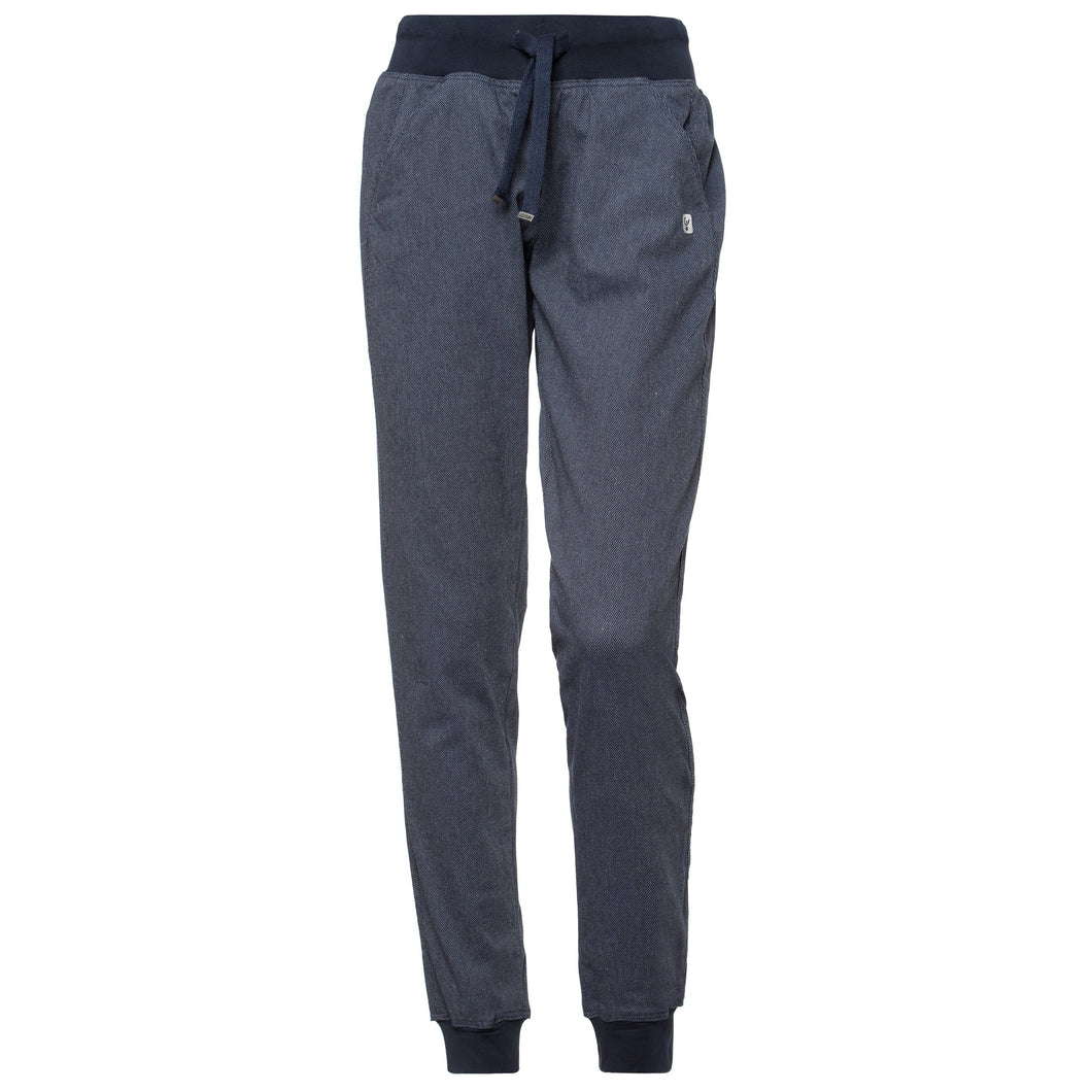 FREDDY Pantaloni Regular-Fit in Tessuto Navetta con Vita E Fondo in Costina