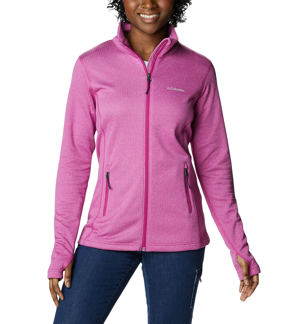 Columbia W Park View Felpa in Pile con Cerniera Corta Donna