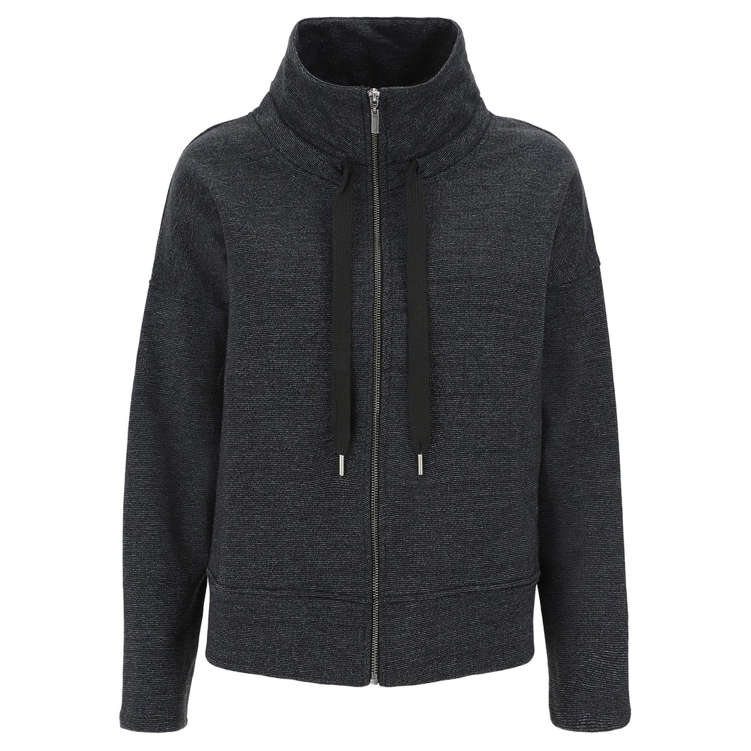 FREDDY Felpa Comfort Stile Giacca con Soffietto e Coulisse al Collo