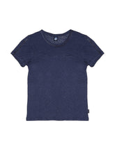 Carica l&#39;immagine nel visualizzatore di Gallery, NORTH SAILS T-Shirt da Donna di Lino e Lurex - vestibilità Rilassata con Maniche Corte e Scollo Tondo Classico
