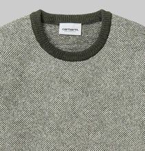 Carica l&#39;immagine nel visualizzatore di Gallery, Carhartt WIP Spooner Sweater maglioncino invernale uomo verde
