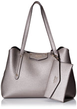 Carica l&#39;immagine nel visualizzatore di Gallery, Guess Eco Brenton Girlfriend Satchel Pewter

