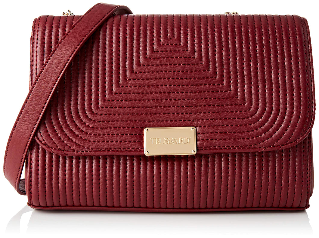 Trussardi Jeans, FRIDA SHOULDER BAG MD QUILTED Donna, NR
