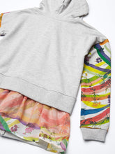 Carica l&#39;immagine nel visualizzatore di Gallery, Desigual Sweat Alaska Felpa con Cappuccio Bambina Print acquarello Floreale
