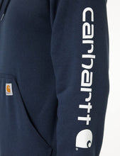 Carica l&#39;immagine nel visualizzatore di Gallery, Carhartt Midweight Sleeve Logo Hooded Sweatshirt Felpa con Cappuccio Uomo (Pacco da 1)
