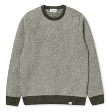 Carica l&#39;immagine nel visualizzatore di Gallery, Carhartt WIP Spooner Sweater maglioncino invernale uomo verde
