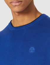 Carica l&#39;immagine nel visualizzatore di Gallery, NORTH SAILS Felpa da Uomo - 100% Cotone Biologico - vestibilità Regolare con Girocollo e Maniche Lunghe Raglan
