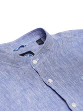 Carica l&#39;immagine nel visualizzatore di Gallery, NORTH SAILS Camicia in Puro Lino con Collo Alto e Orlo Stondato - vestibilità Regular

