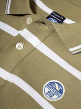 Carica l&#39;immagine nel visualizzatore di Gallery, North Sails Maniche Cotton Polo A Righe Design Uomo Con Corte - XL
