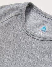 Carica l&#39;immagine nel visualizzatore di Gallery, Odlo Bl Top Crew Neck L/S Active Warm Kids - Grey Melange Intimo - Bambino Unisex - Bambini e Ragazzi
