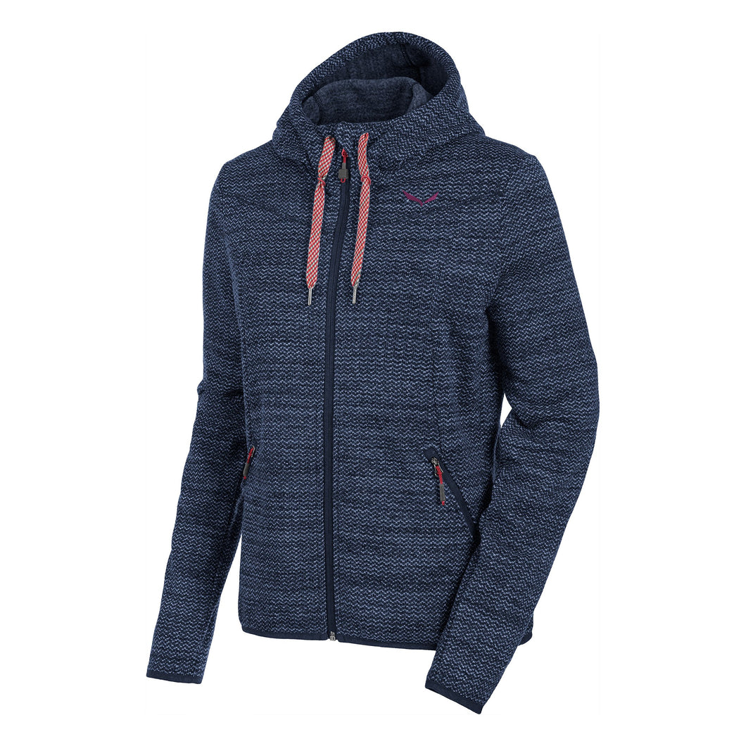 Salewa 025664 Fanes polarlite Full Zip Felpa Con Cappuccio da Donna