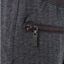 Carica l&#39;immagine nel visualizzatore di Gallery, FREDDY PANTALONI IN TWEED SPINATO CON TASCHE ZIPPATE E FONDO A POLSINO
