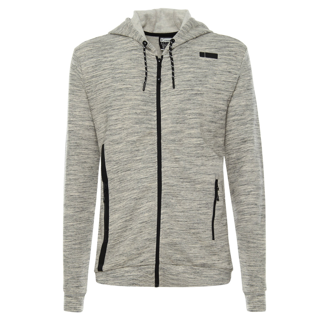 FREDDY Felpa in cotone misto viscosa con banda nera stampata sul fianco - Melange Gray - Medium
