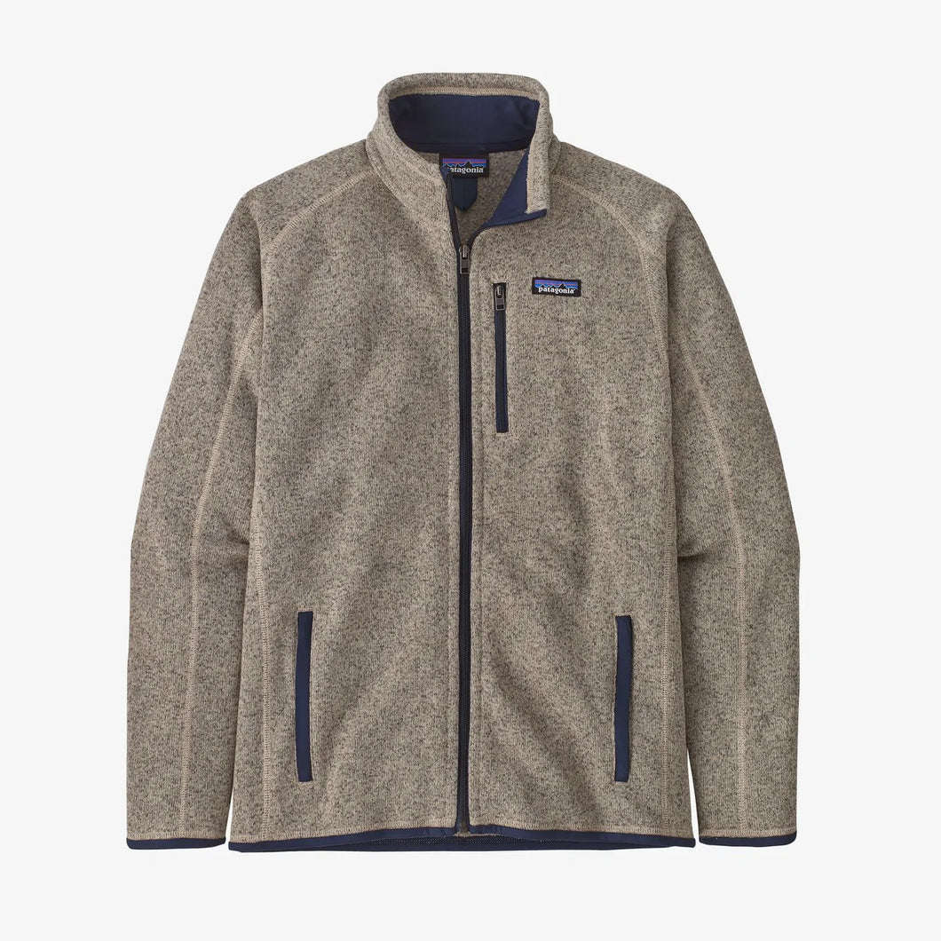 Patagonia Men's Better Sweater™ Fleece Jacket Pile da uomo senza cappuccio Beige Oar Tan