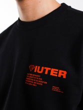 Carica l&#39;immagine nel visualizzatore di Gallery, IUTER Info crew Sweatshirt Felpa Uomo girocollo Nera taglia L
