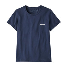 Carica l&#39;immagine nel visualizzatore di Gallery, Patagonia t-shirt donna Women&#39;s P-6 Mission Organic T-Shirt Birch New Navy Blu
