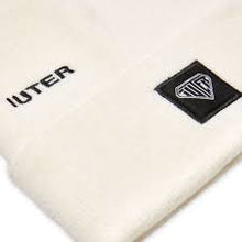 Carica l&#39;immagine nel visualizzatore di Gallery, Iuter Cuffia Berretto Logo Fold Beanie - Black e White
