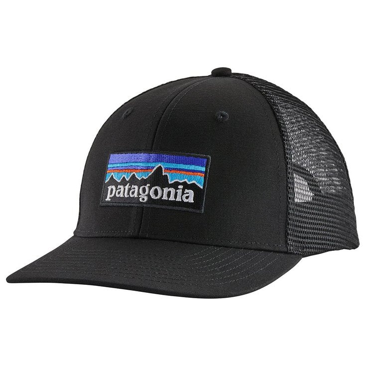 PATAGONIA Berretto Patagonia P-6 Logo Trucker Hat Cap Black