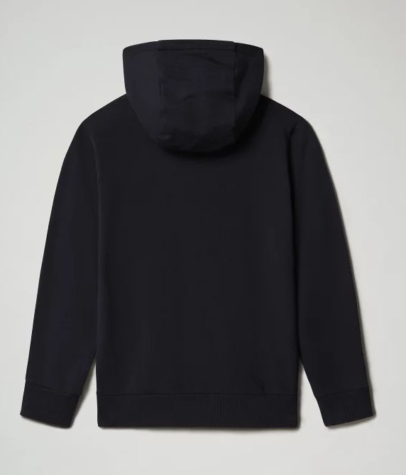 Napapijri Felpa bambino ragazzo con zip Badyr Blu Marine ScaccoMattoStore