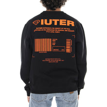 Carica l&#39;immagine nel visualizzatore di Gallery, IUTER Info Crew Sweatshirt - Black - Felpa Girocollo Uomo Nera taglia XL
