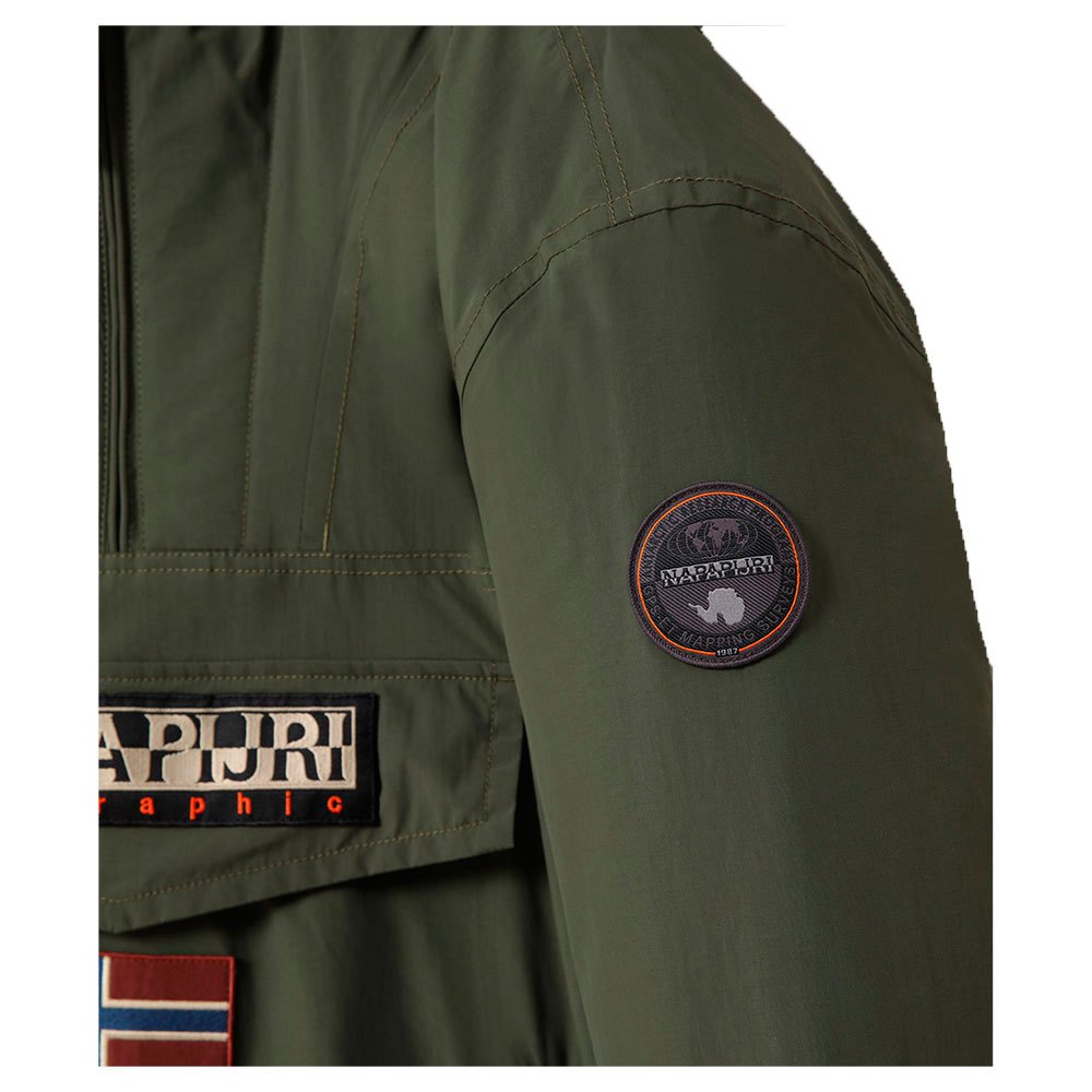 Napapijri Giacca Uomo Rainforest Pocket Anorak Winter Verde
