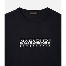Carica l'immagine nel visualizzatore di Gallery, Napapijri Maglietta Manica Corta T-shirt da bambino K S-Box 1 Nera Black
