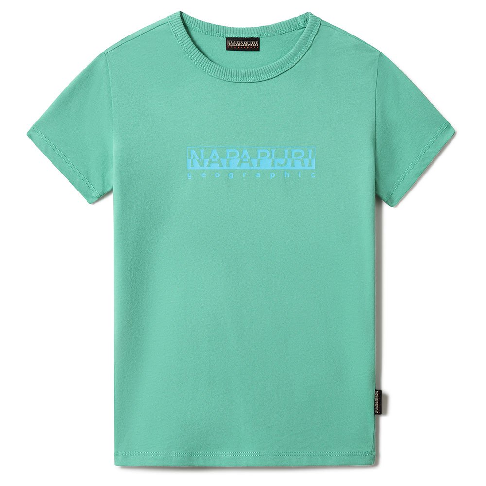 Napapijri Maglietta Manica Corta T-shirt da bambino K S-Box Verde Green