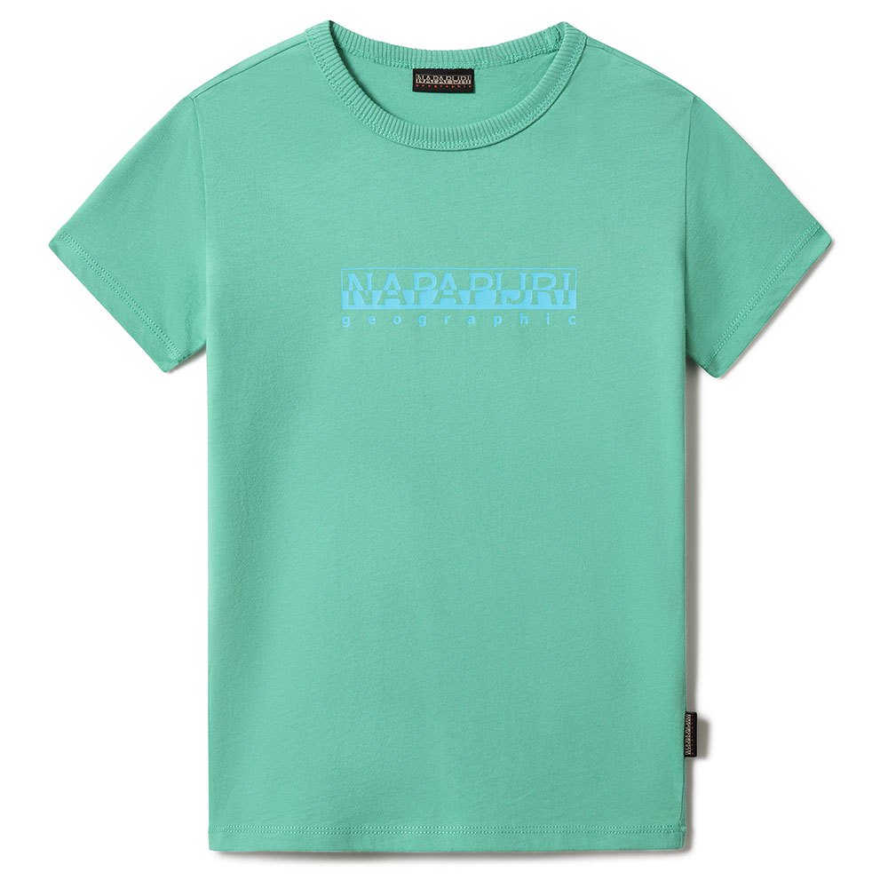 Napapijri Maglietta Manica Corta T-shirt da bambino K S-Box 1 Verde Green