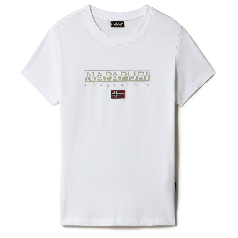 Napapijri T-shirt Maglietta Manica Corta da donna S-Ayas W White Bianco