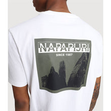 Carica l&#39;immagine nel visualizzatore di Gallery, Napapijri T-shirt Maglietta a manica corta da Uomo Sett Bianca White
