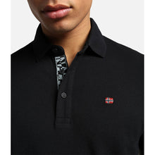 Carica l&#39;immagine nel visualizzatore di Gallery, Napapijri Polo a manica corta Eolanos 3 - Black Nero
