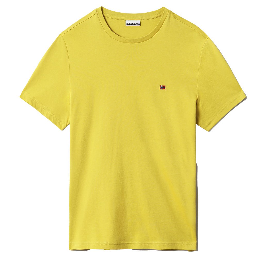 Napapijri T-shirt uomo girocollo Salis - Giallo Yellow Moss