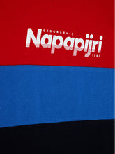 Carica l&#39;immagine nel visualizzatore di Gallery, Napapjiri K Saloy CB T-Shirt manica corta Unisex-Bambino Blu Marine Rosso

