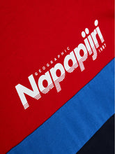 Carica l&#39;immagine nel visualizzatore di Gallery, Napapjiri K Saloy CB T-Shirt manica corta Unisex-Bambino Blu Marine Rosso
