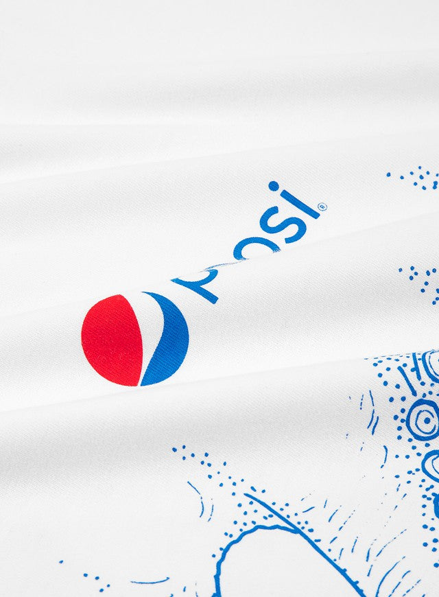 Octopus x Pepsi Camo T-Shirt Unisex manica corta Bianca collabo Peps